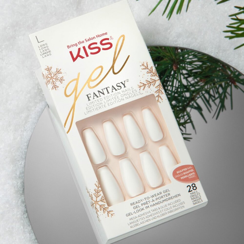Kiss Gel Fantasy Long Length Nails - Wishes